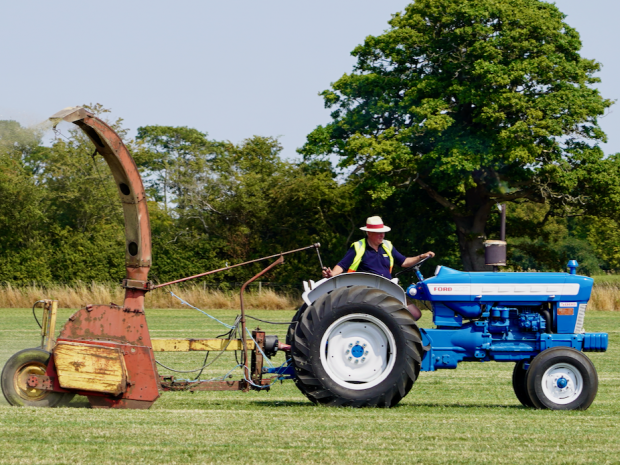 Martyn on his Ford 5000